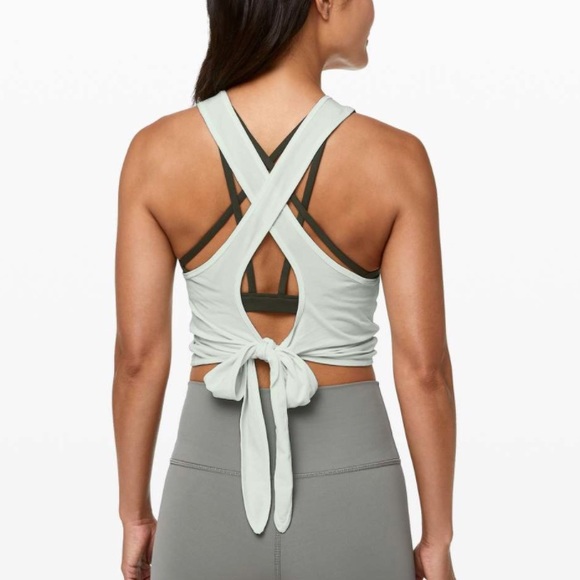 lululemon athletica Tops - turn to tie polar ice tank